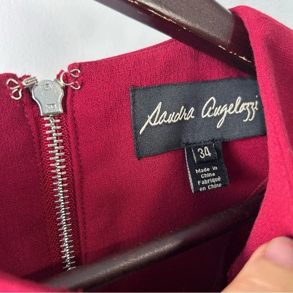 Sandra Angelozzi Thick Peplum Top Raspberry - Picture 4 of 11